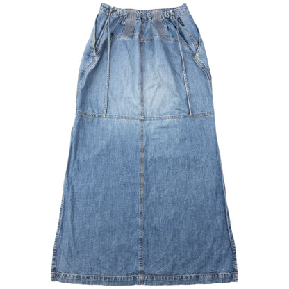 Vintage 2000s Armani Jeans Denim Maxi Skirt Womens Size M