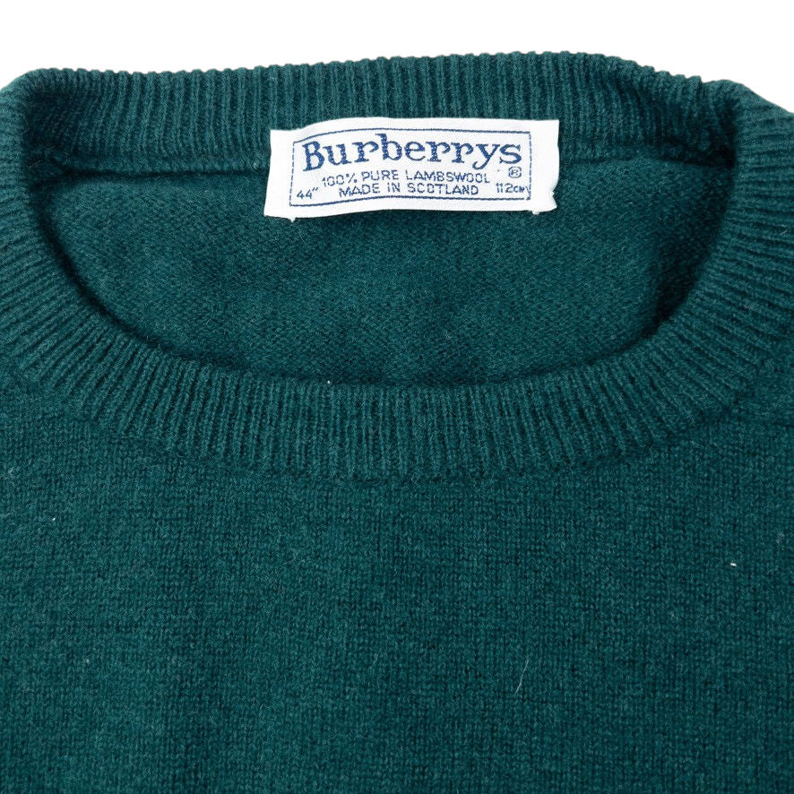 Vintage 90s Burberry Wool Jumper Size L