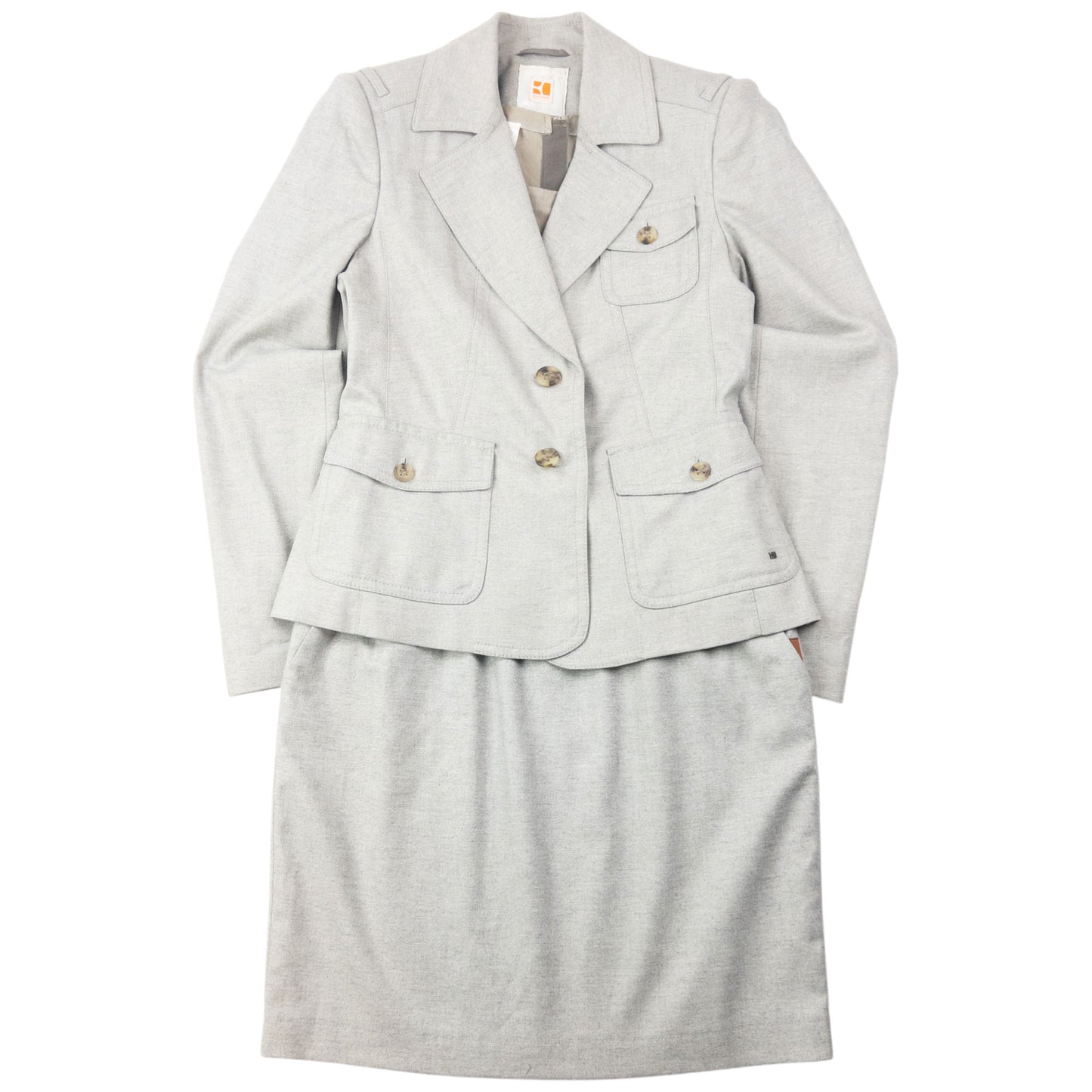 Vintage 90s Hugo Boss Jacket & Dress Suit Set Womens Size M