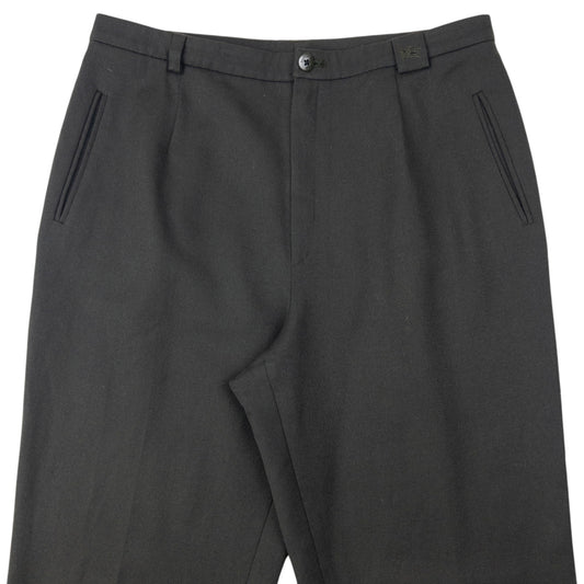 Vintage 90s Burberry Wool Trousers Size W32