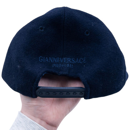 Vintage 2000s Versace Jeans Couture Embroidered Wool Hat