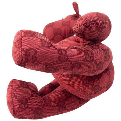 Vintage 2000s Gucci Monogram Dog Teddy Bear