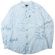 Vintage 2000s Armani Jeans Text Print Long Sleeve Button Up Shirt Size M