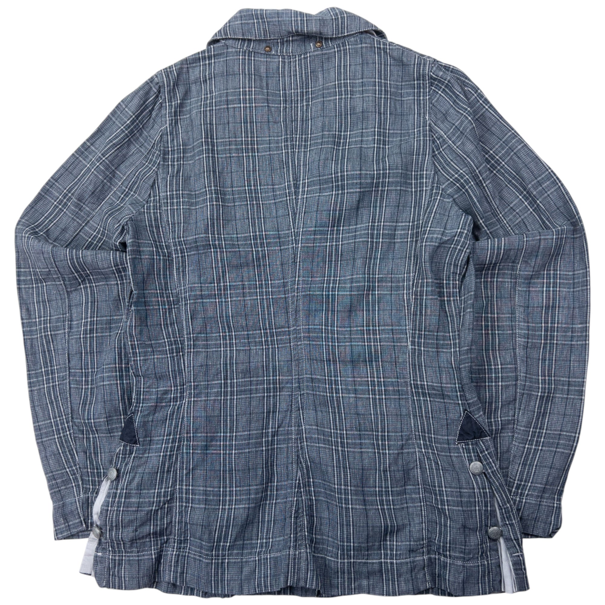 Vintage CP Company Checkered Button Up Jacket Womens Size M