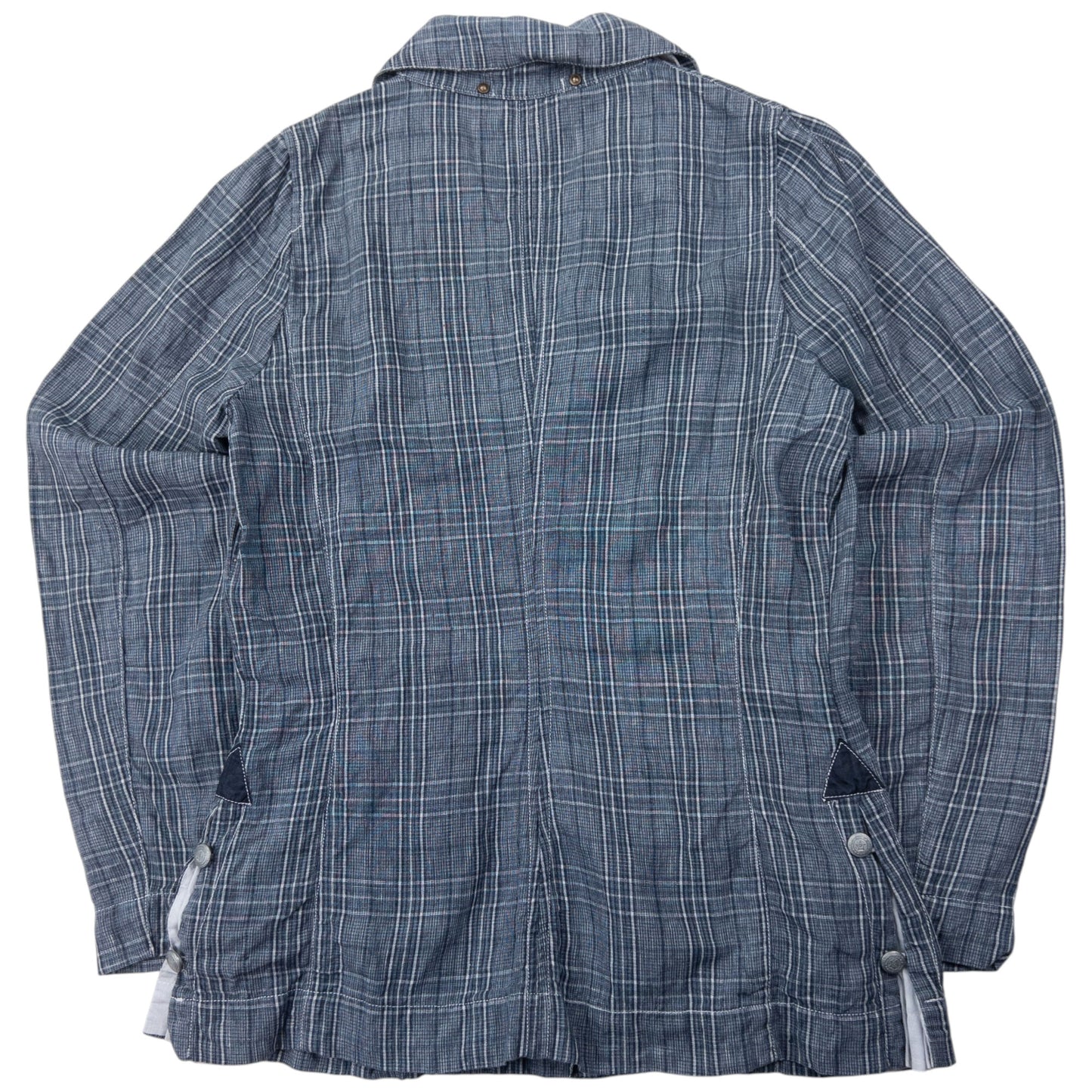 Vintage CP Company Checkered Button Up Jacket Womens Size M