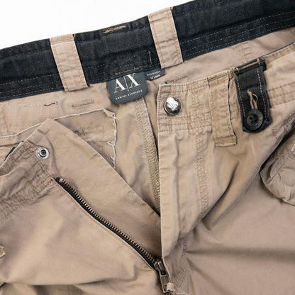Vintage 2000s Armani Exchange Cargo Trousers Size W34