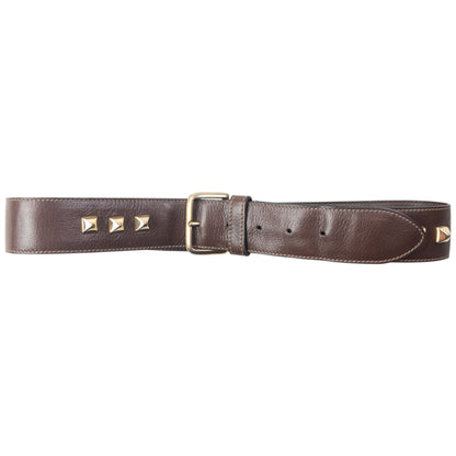 Vintage 90s Prada Studded Leather Belt Size M
