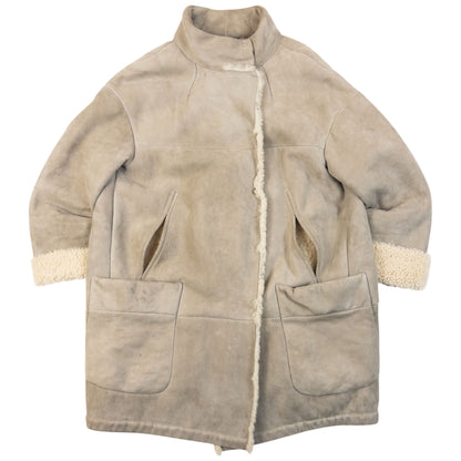 Vintage 2009 Miu Miu Fleece Lined Shearling Jacket Size L