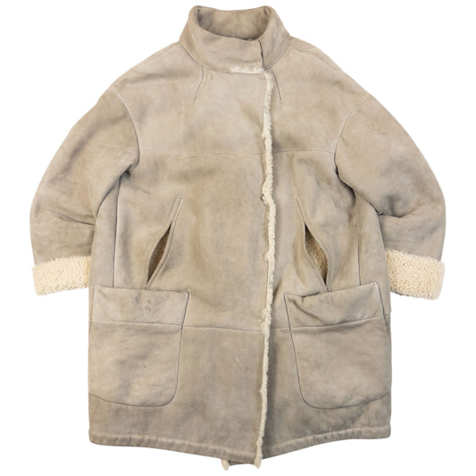 Vintage 2009 Miu Miu Fleece Lined Shearling Jacket Size L