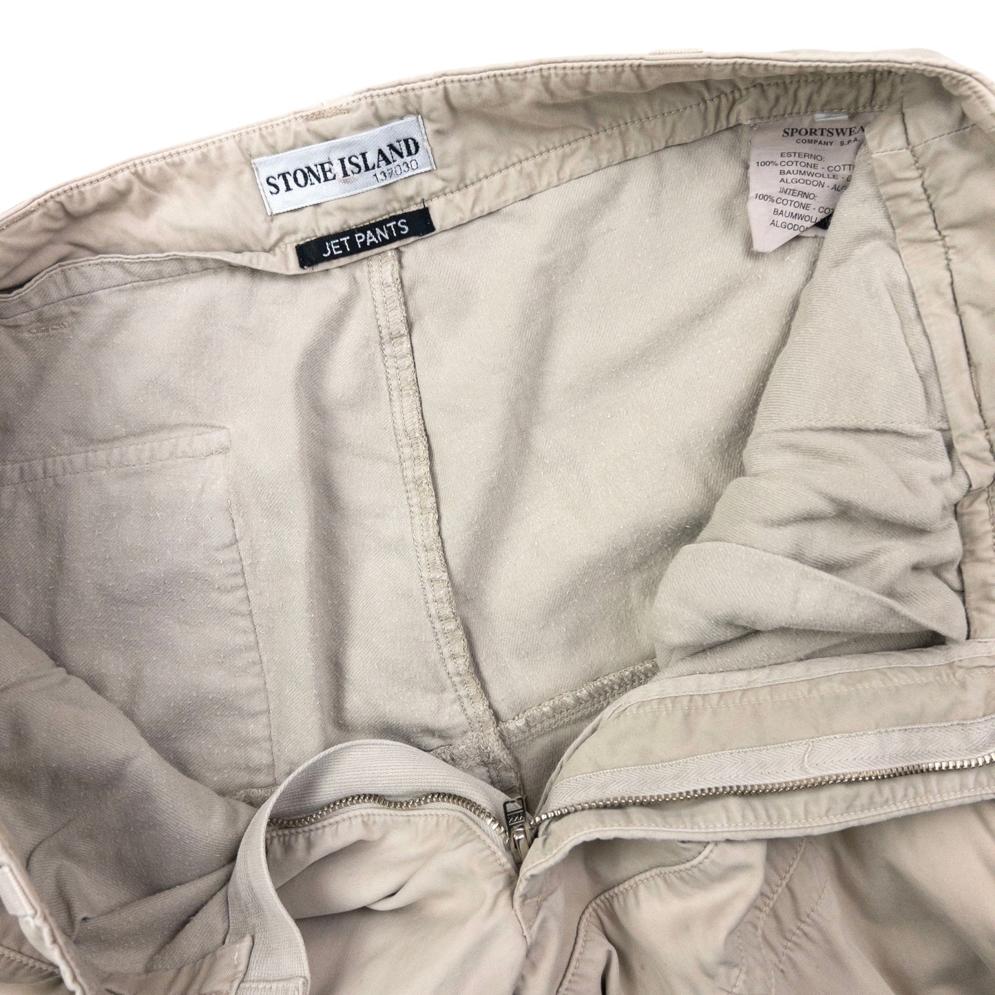 Vintage 2002 Stone Island Jet Pants Trousers Size W32