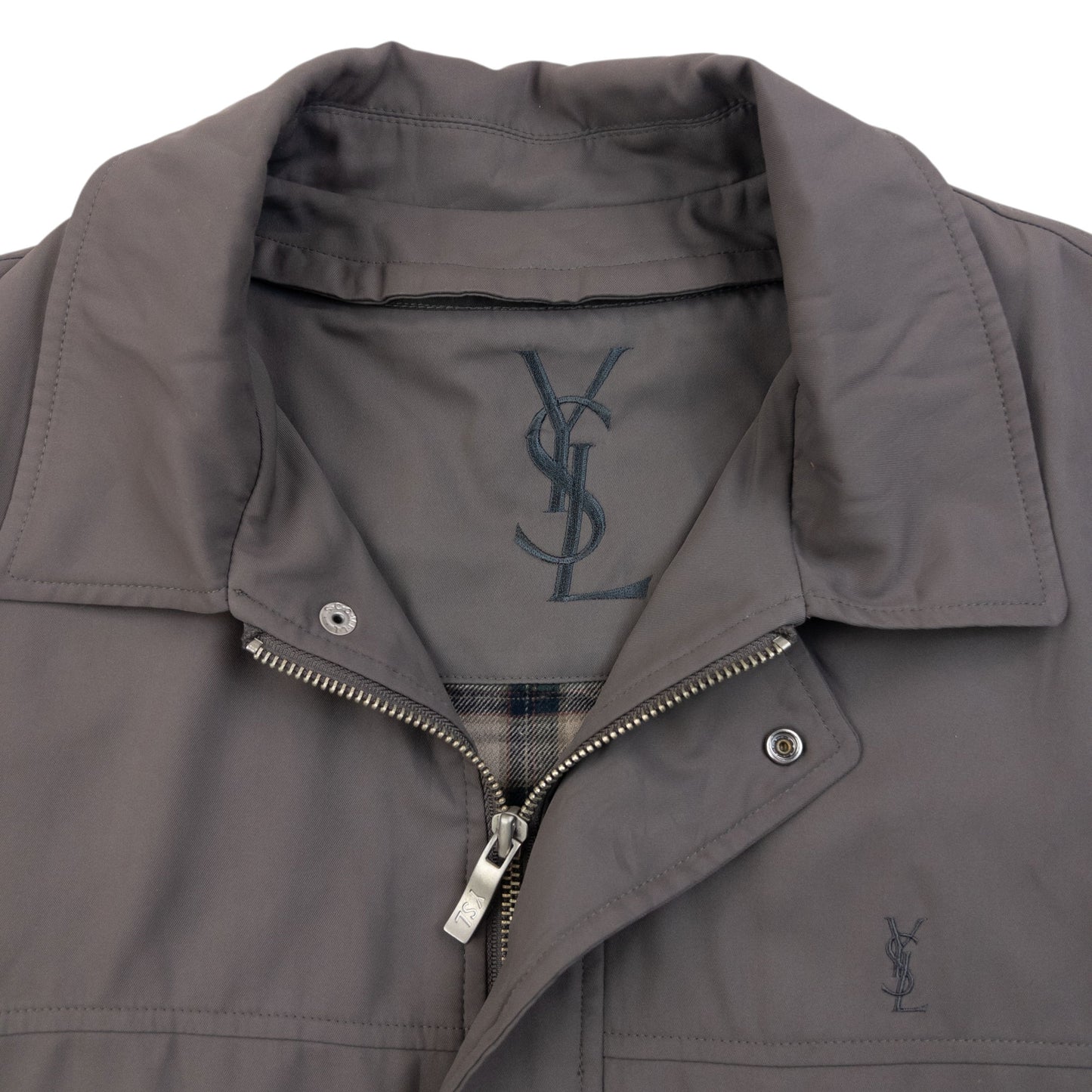 Vintage 90s YSL Yves Saint Laurent Harrington Jacket Size L