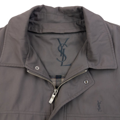 Vintage 90s YSL Yves Saint Laurent Harrington Jacket Size L