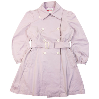 Vintage 2010 Prada Belt Waist Trench Jacket Womens Size M