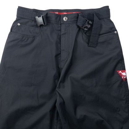 Vintage 90s Oakley Belt Waist Snowboarding Trousers Size L
