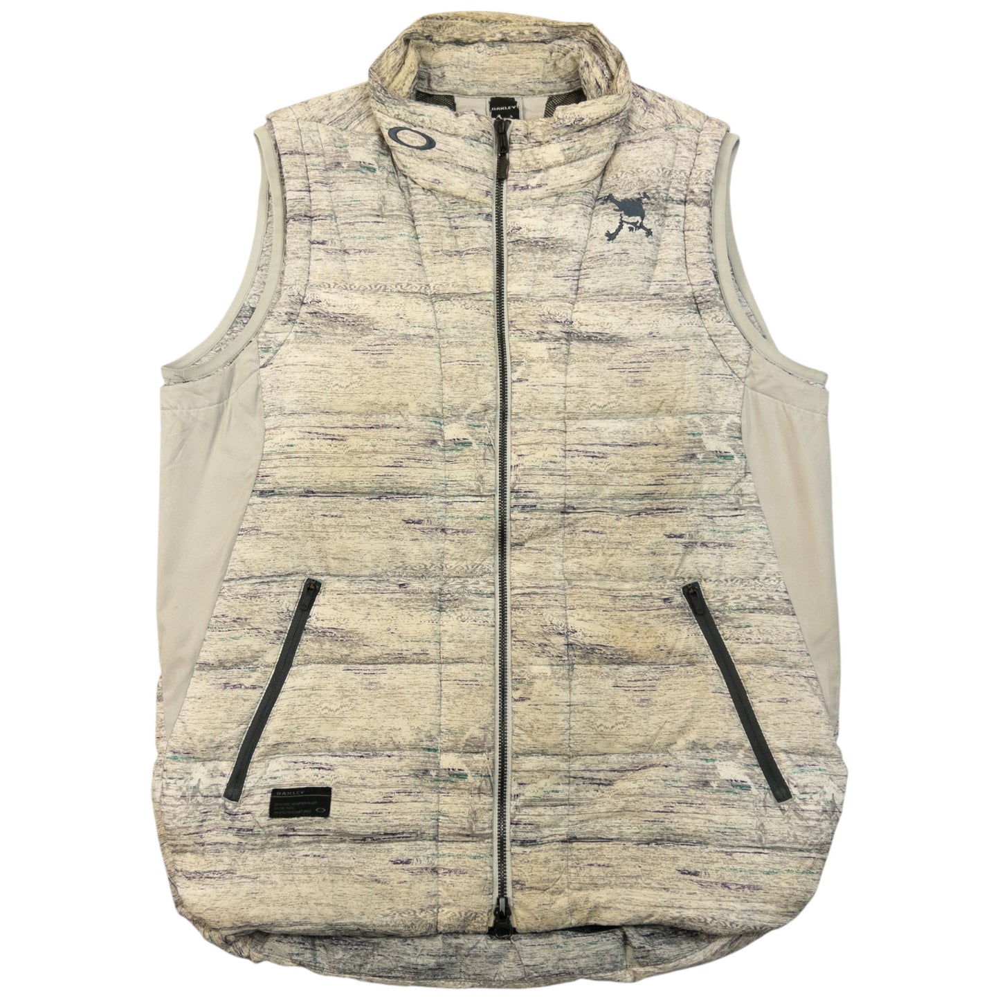 Vintage Oakley Padded Zip Up Gilet Size S