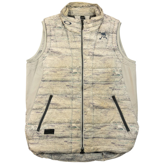 Vintage Oakley Padded Zip Up Gilet Size S