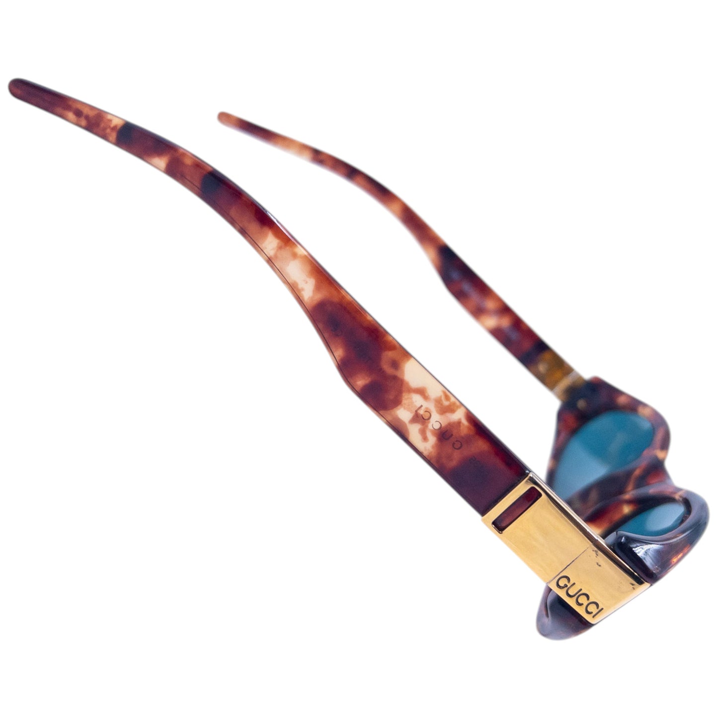 Vintage 1998 Gucci By Tom Ford Tortoise Shell Sunglasses