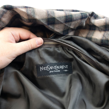 Vintage 90s YSL Yves Saint Laurent Harrington Jacket Size L