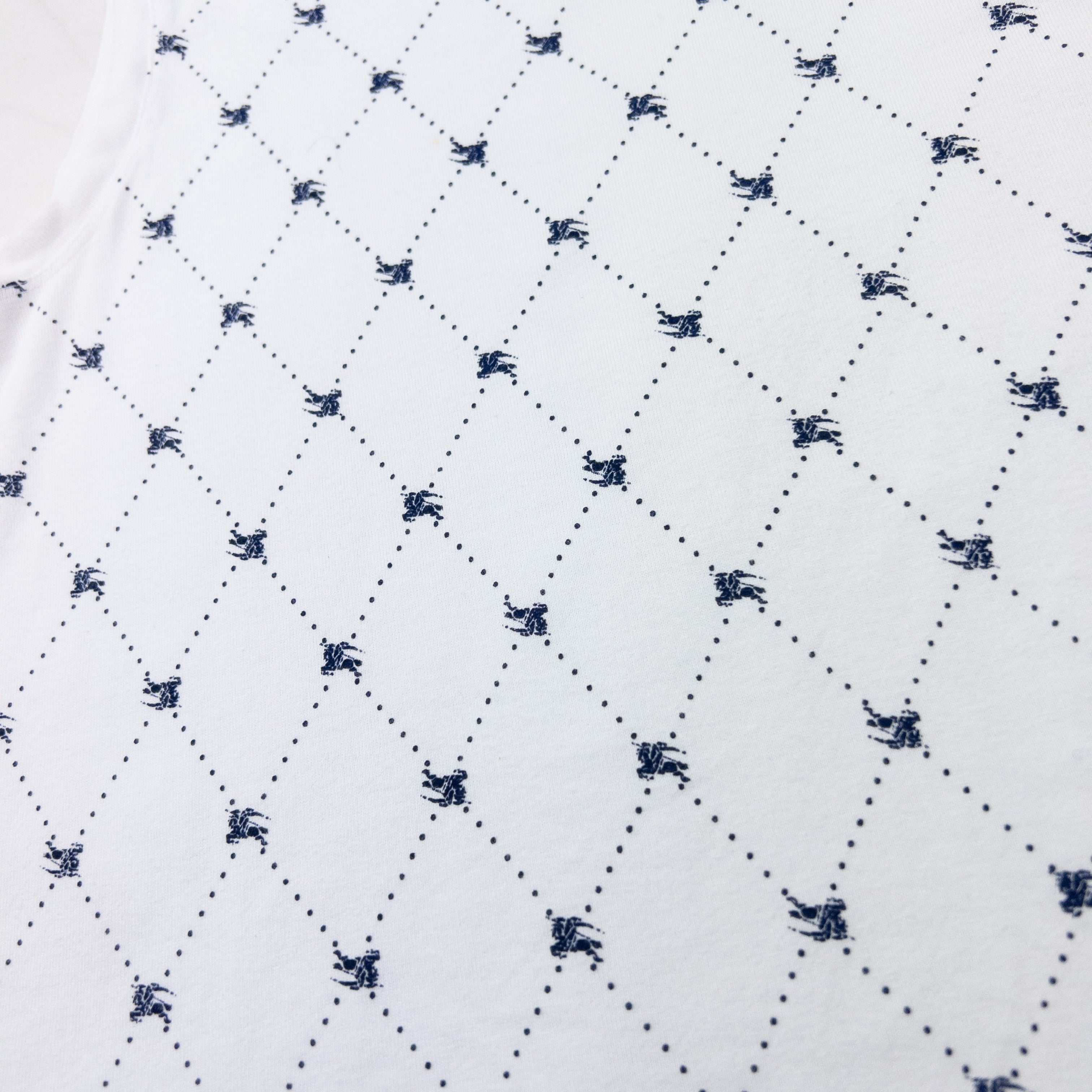 Vintage Burberry Monogram Vest Top Womens Size M