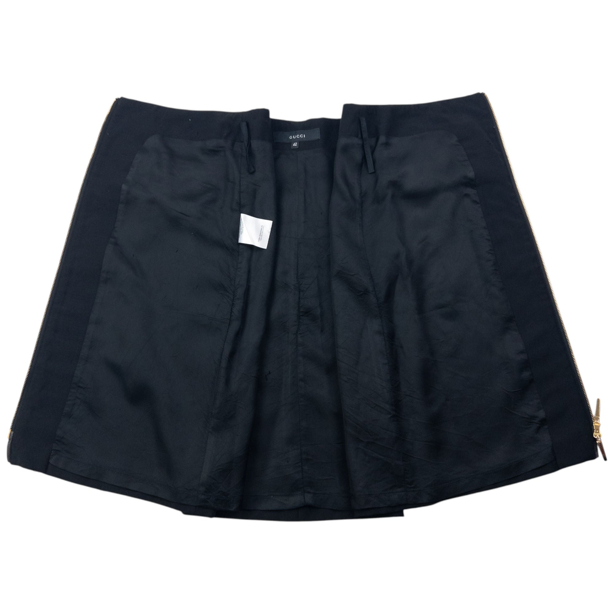 Vintage FW2000 Gucci By Tom Ford Zip Skirt Womens Size W28