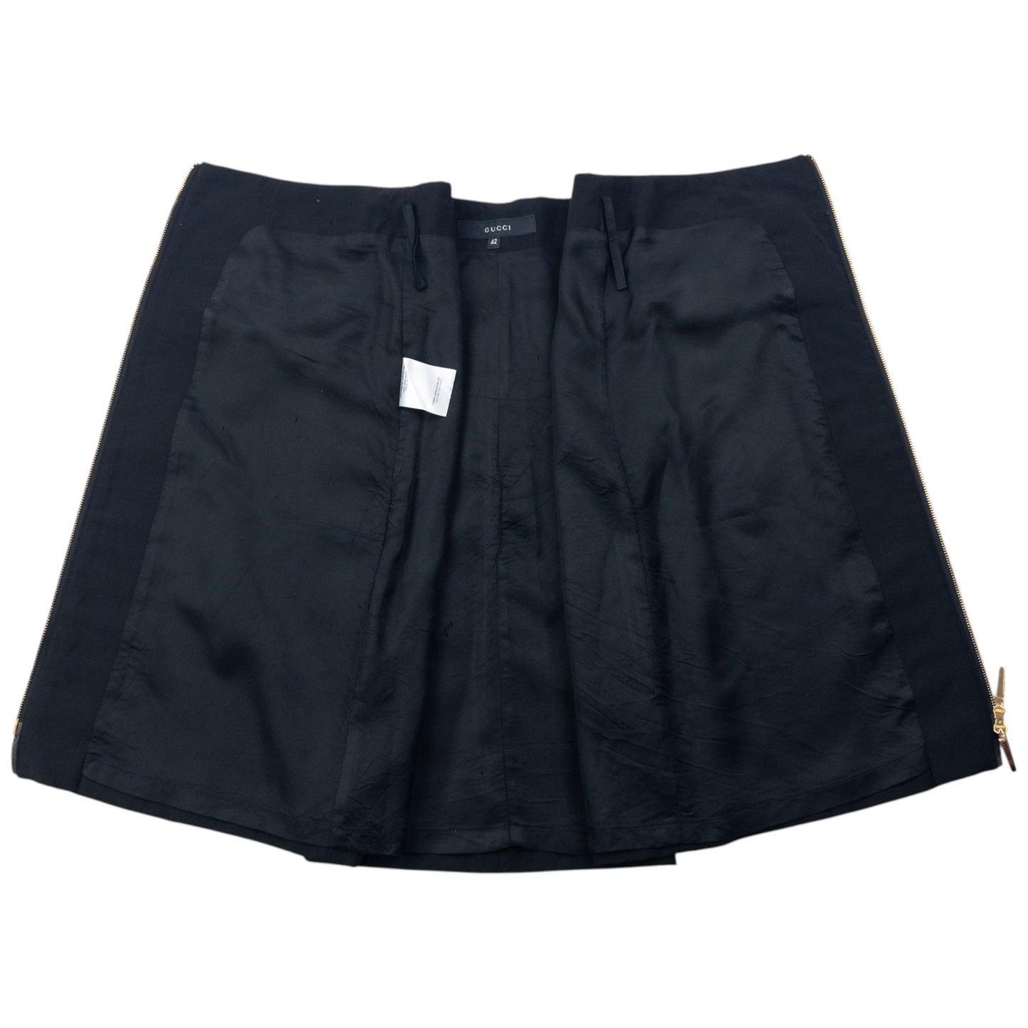 Vintage FW2000 Gucci By Tom Ford Zip Skirt Womens Size W28