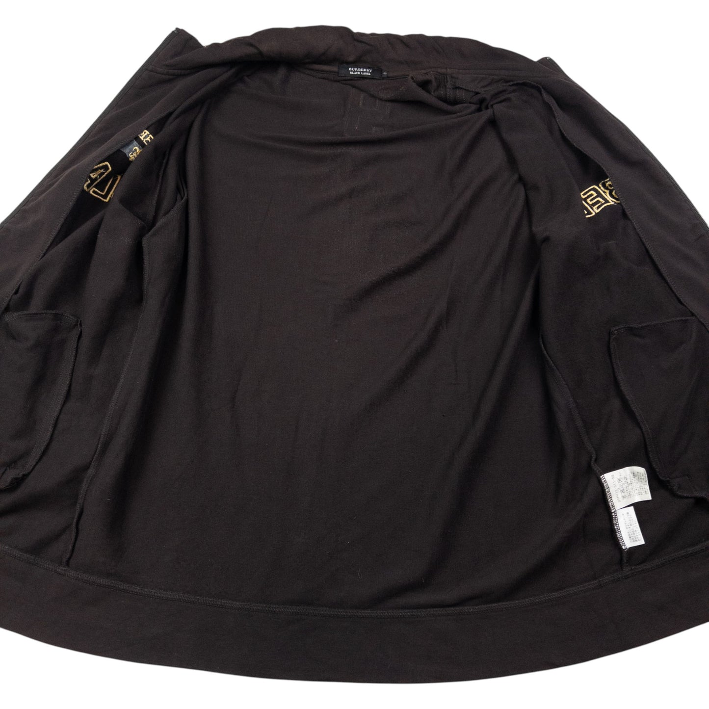 Vintage Burberry Black Label Zip Up Track Jacket Size M