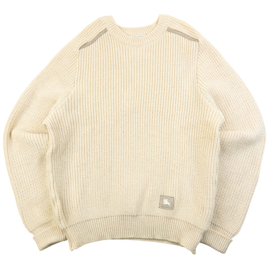 Vintage 90s Burberry Wool Knit Jumper Size M
