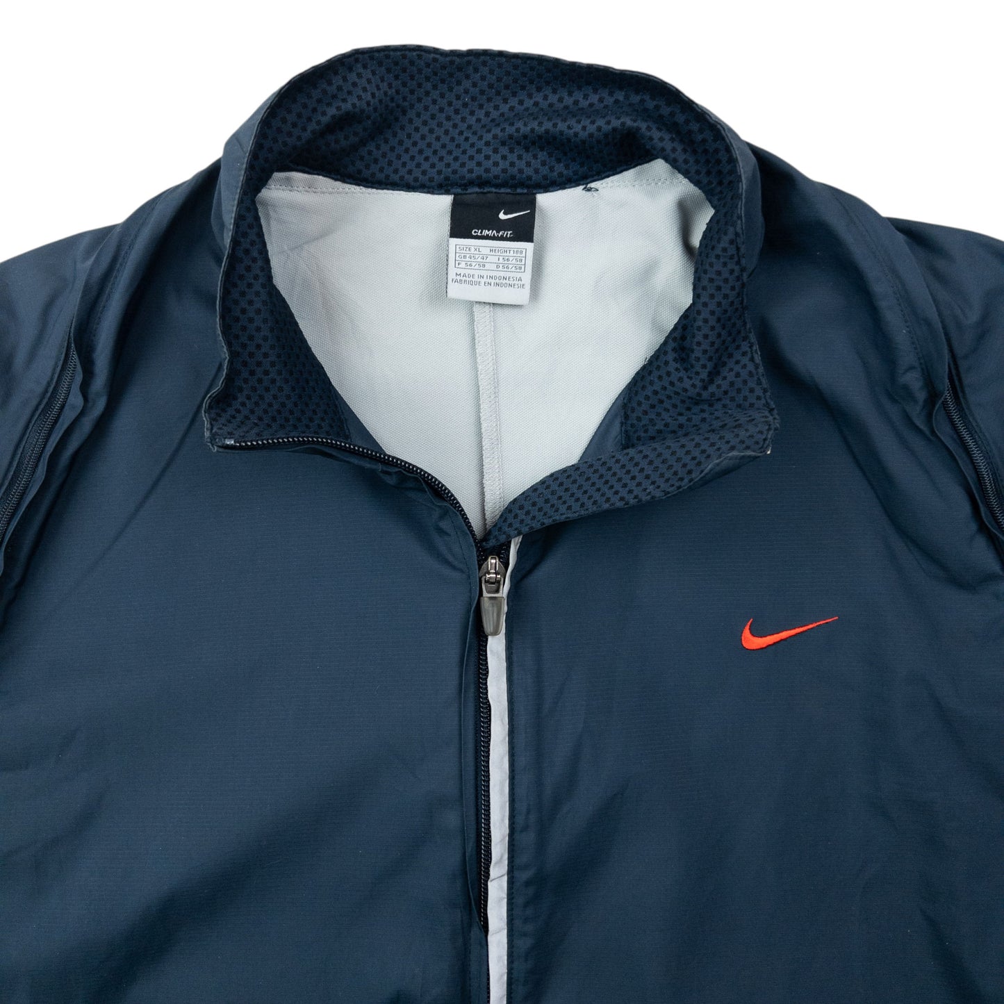 Vintage 2000s Nike Climafit Zip Off Sleeve Jacket Size XL