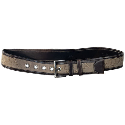 Vintage 90s Prada Leather Belt Size W26