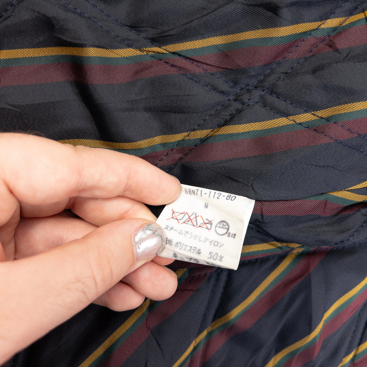 Vintage 90s Burberry Zip Up Jacket in beige, photo 8