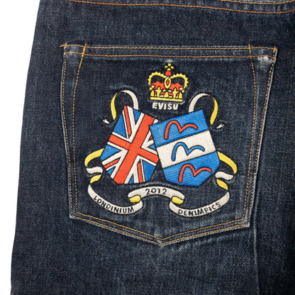 Vintage Evisu Londinium 2012 Denimpics Gull Japanese Denim Jeans Size W31