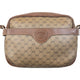 Vintage 80s Gucci Monogram Leather Crossbody Bag