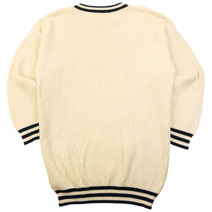 Vintage 90s Burberry Ribbed Knit Jumper Size S