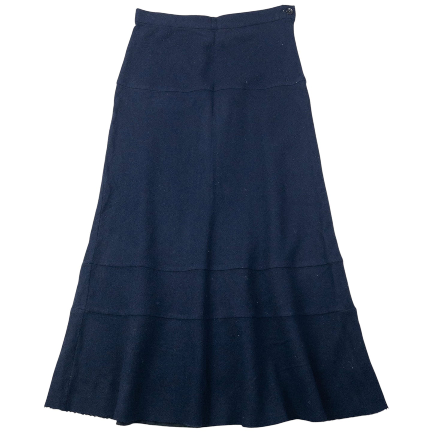 Vintage 2002 Comme Des Garçons Tricot Wool Flared Skirt Womens Size W25