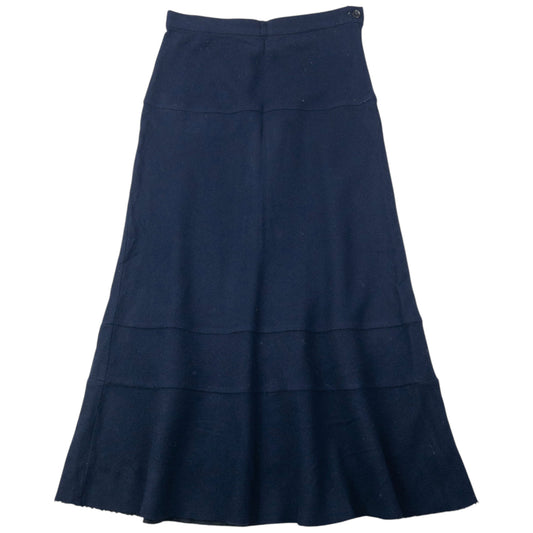 Vintage 2002 Comme Des Garçons Tricot Wool Flared Skirt Womens Size W25