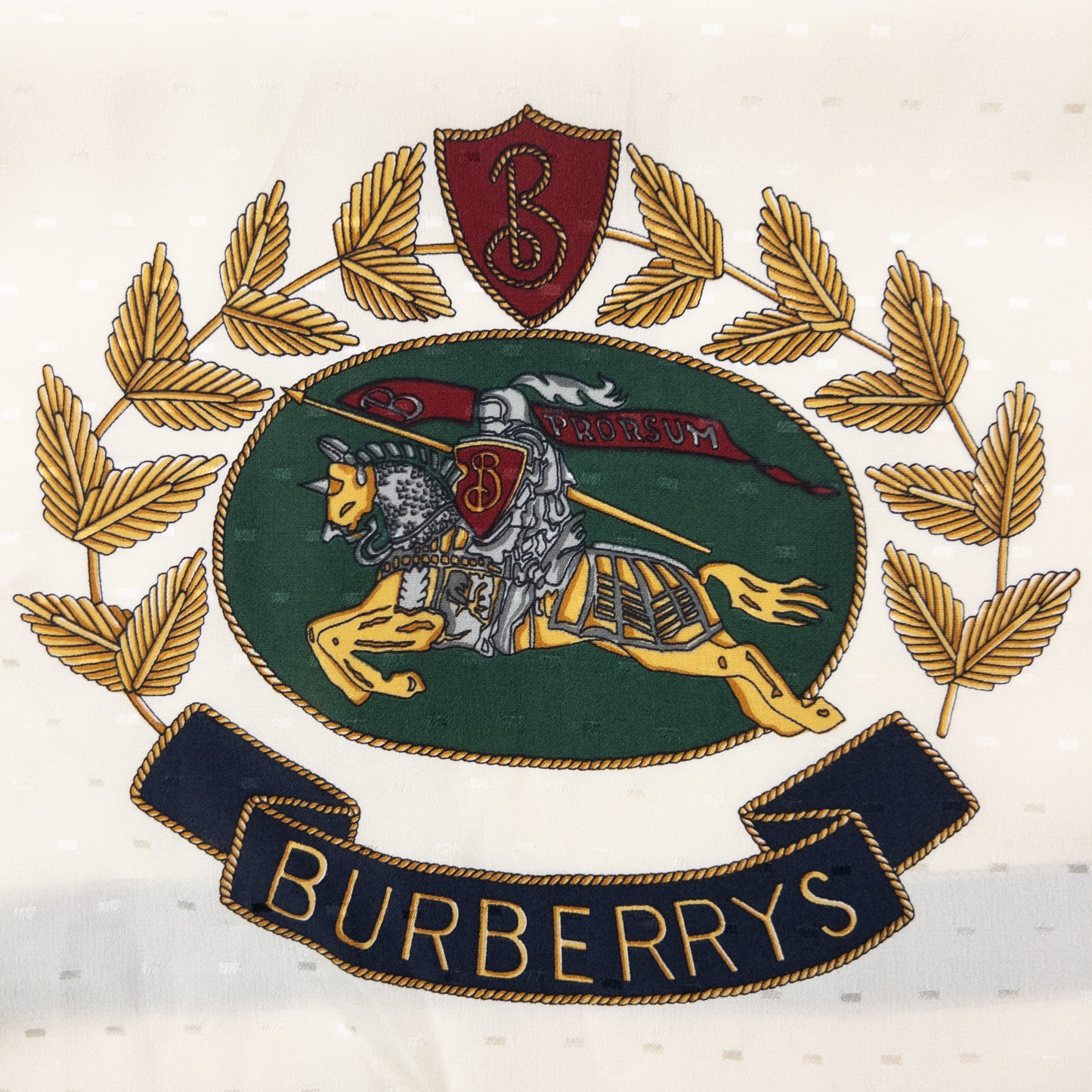 Vintage 90s Burberry Silk Scarf