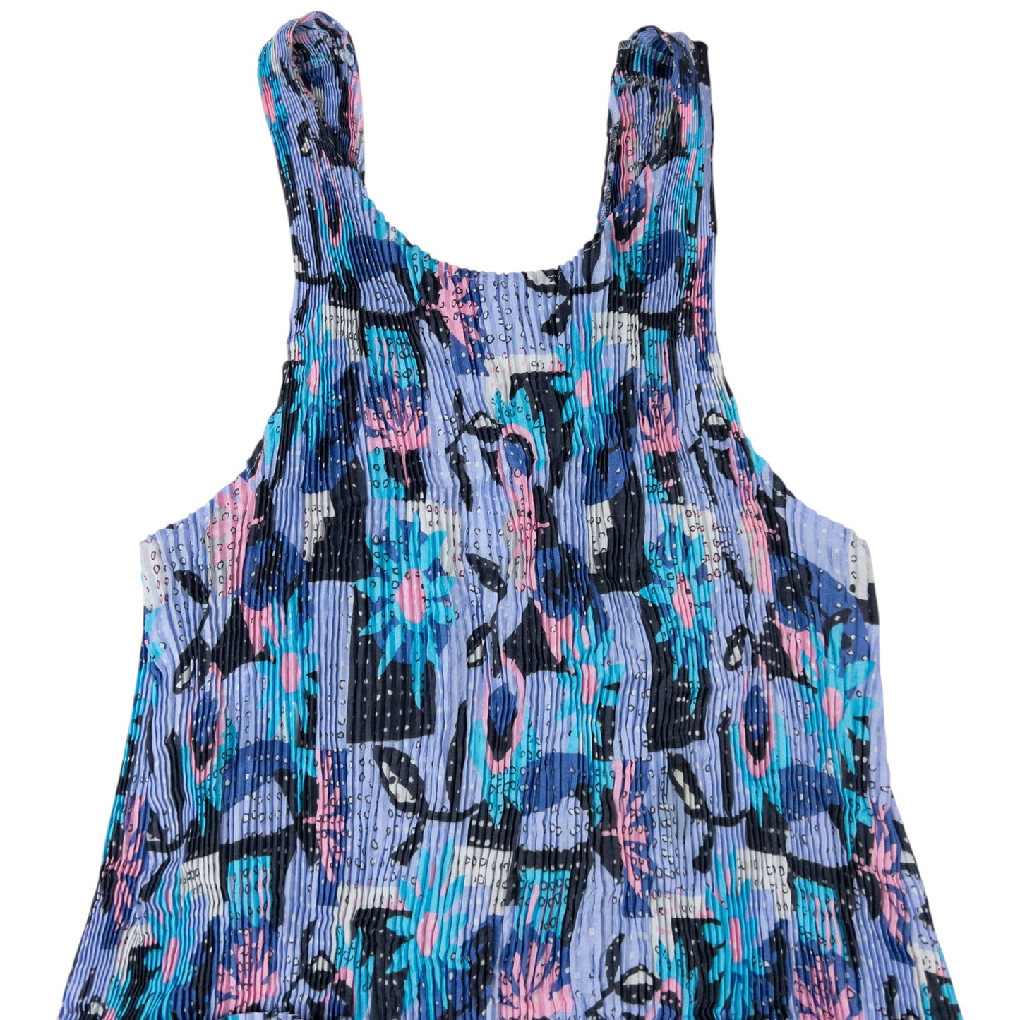 Vintage 90s Issey Miyake Pleated Longline Vest Dress Womens Size S