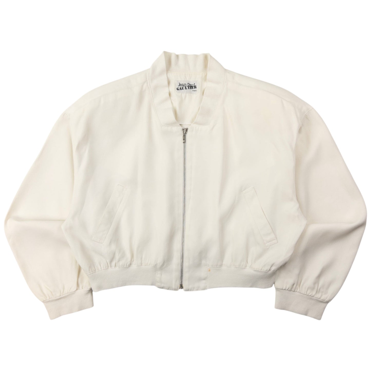Vintage Jean Paul Gaultier Cropped Bomber Jacket Womens Size S