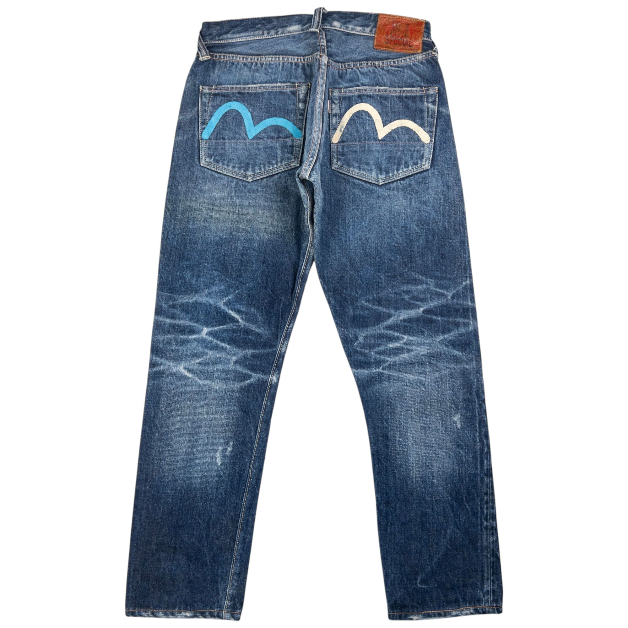 Vintage Evisu Double Gull Japanese Denim Jeans Size W29