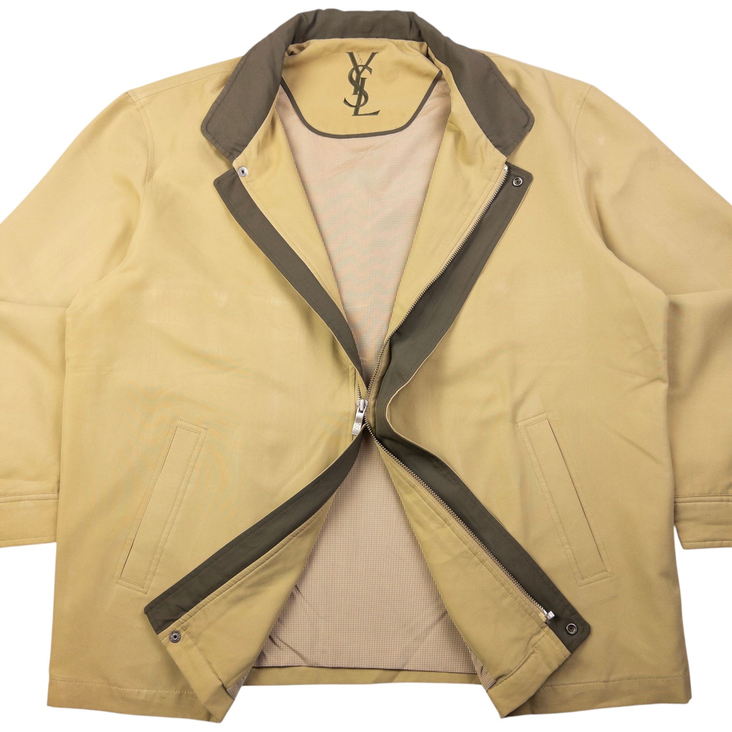 Vintage YSL Yves Saint Laurent Harrington Jacket Size XL