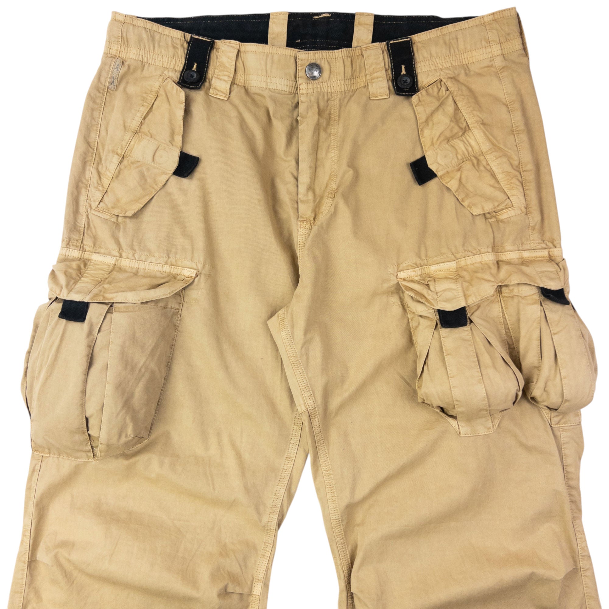 Vintage 2000s Armani Exchange Cargo Trousers Size W36