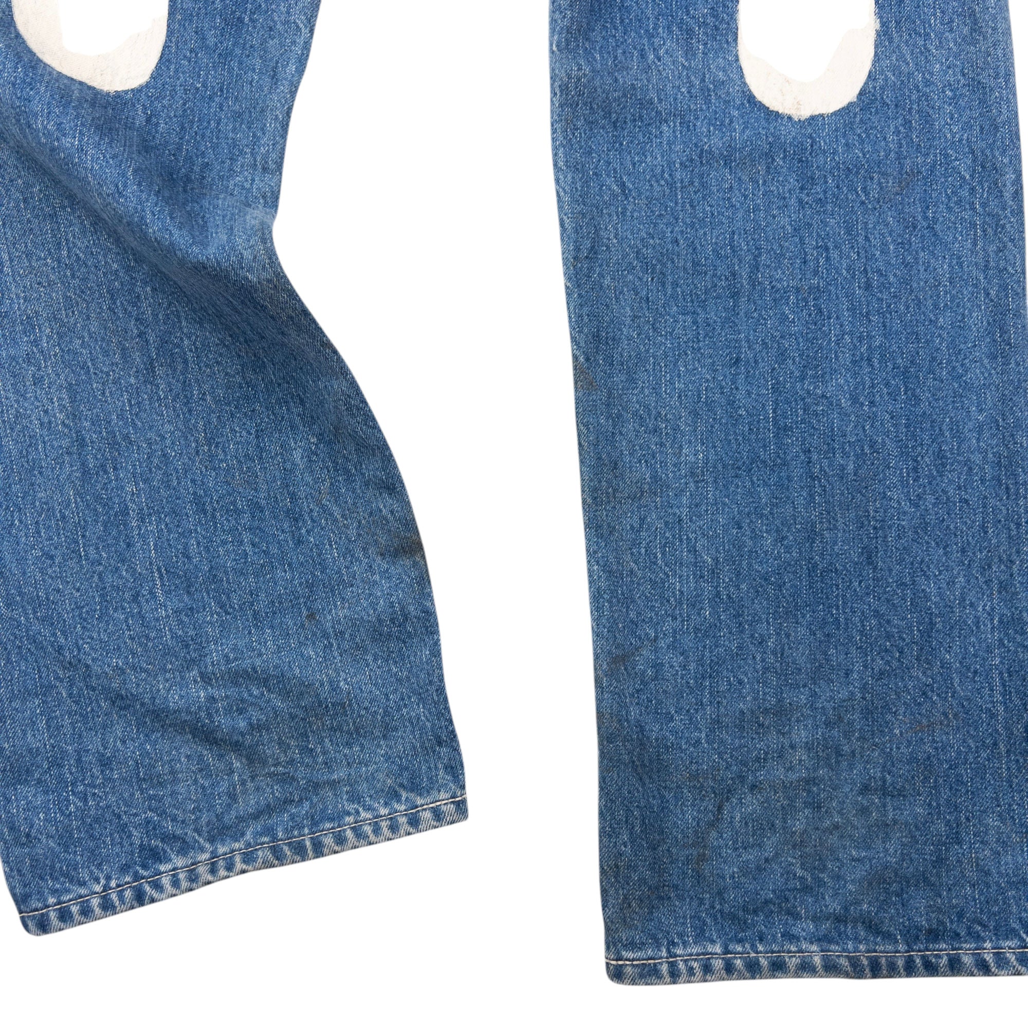 Vintage 2000s Evisu Painted Daicock Japanese Denim Jeans Size W32