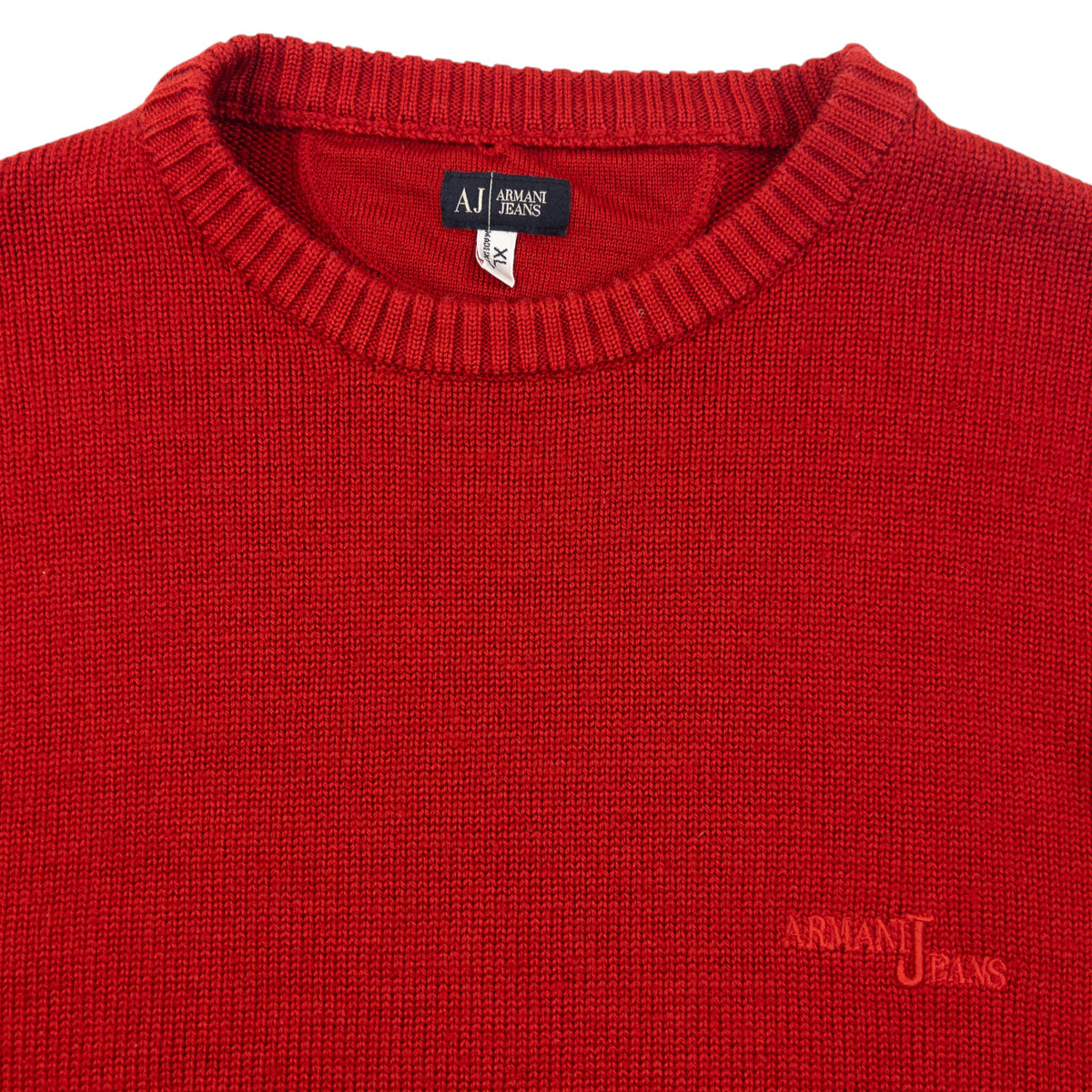 Vintage 2000s Armani Jeans Wool Knit Jumper Size M
