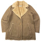 Vintage 90s Issey Miyake Fur Lined Button Up Jacket Size M