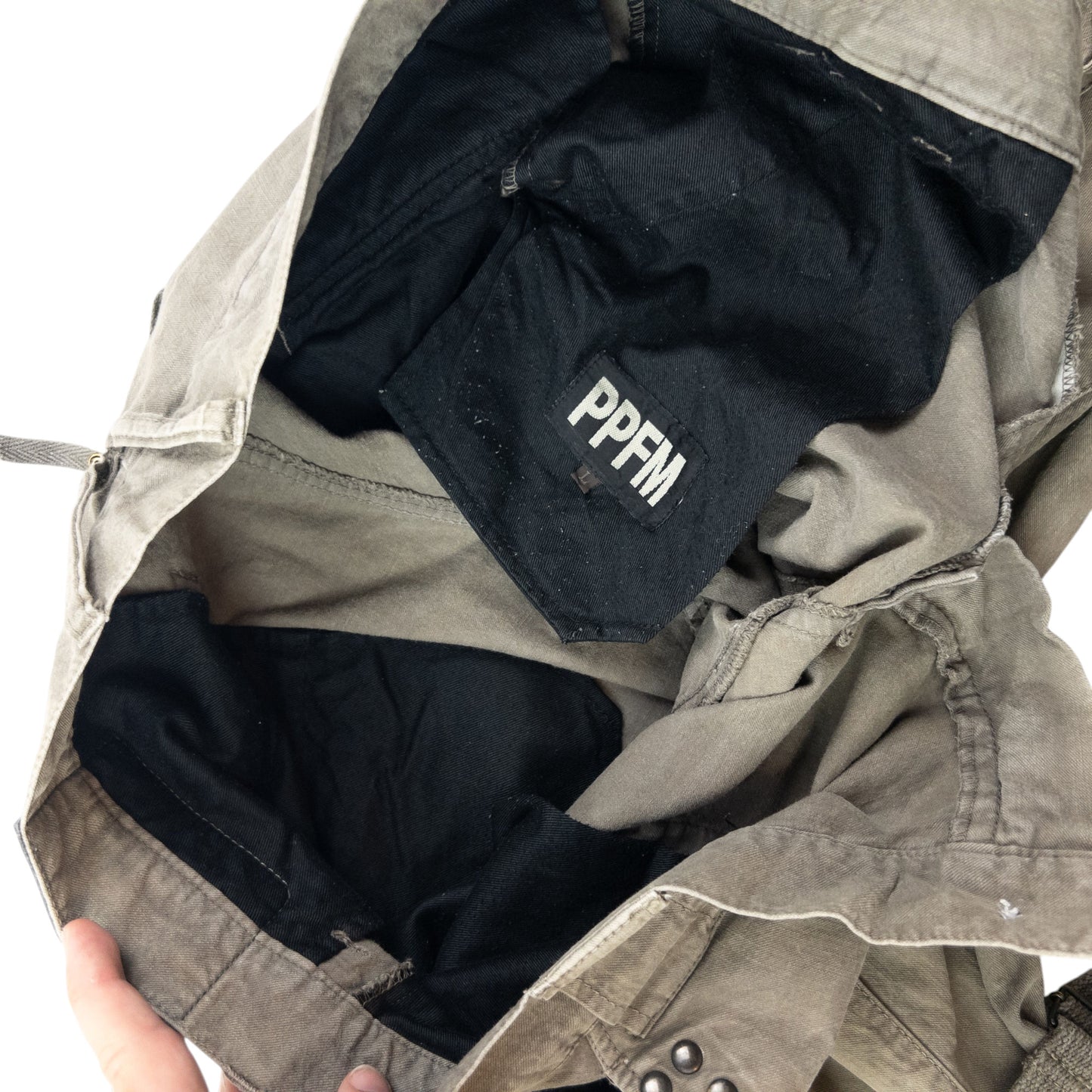 Vintage 2000s PPFM Buckle Cargo Trousers Size W33