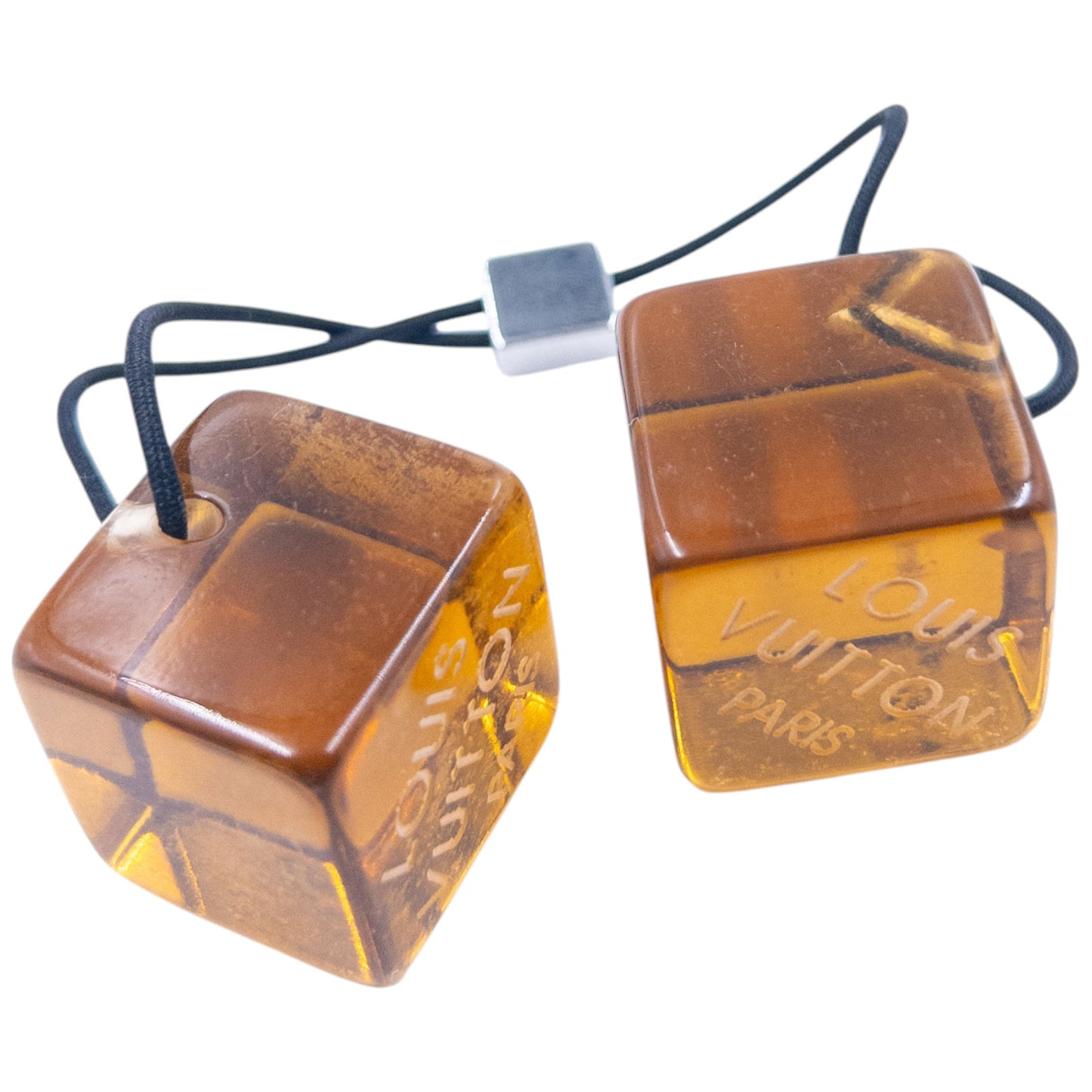 Vintage Louis Vuitton Clear Cube Hair Tie