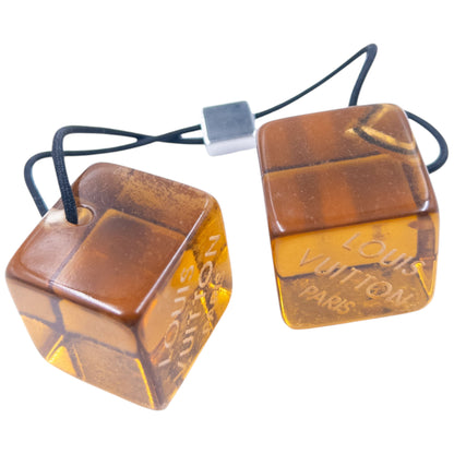 Vintage Louis Vuitton Clear Cube Hair Tie