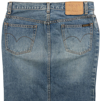 Vintage 2000s Hysteric Glamour Kinky Jeans Denim Skirt Womens Size W28