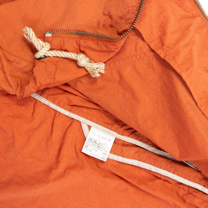 Vintage 2000s Burberry Black Label Lightweight Zip Up Jacket in orange (polyester), photo 8
