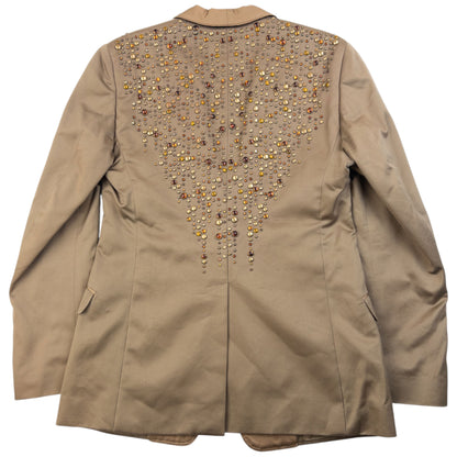 Vintage 2000s Dolce & Gabbana Embellished Blazer Jacket Size M